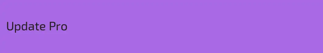Update Pro